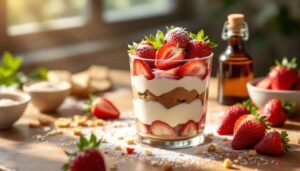 Tiramisù alle fragole in bicchiere senza uova: la versione primaverile pronta in 15 minuti