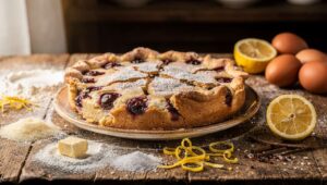 Crostata ricotta e visciole, la ricetta romana della pasticceria Boccione che ha più di 200 anni