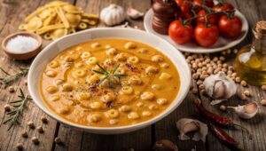 Minestra di pasta e ceci alla romana: densa e cremosa, il piatto di Quaresima perfetto