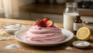 CREMA PASTICCERA ALLE FRAGOLE SENZA UOVA facile, veloce e vellutata