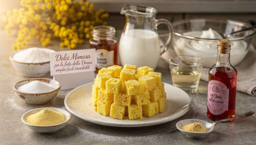 Dolci Mimosa per la festa della Donna semplici facili irresistibili